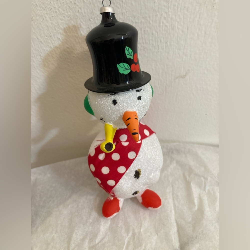 Soffieria De Carlini vintage snowman ornament